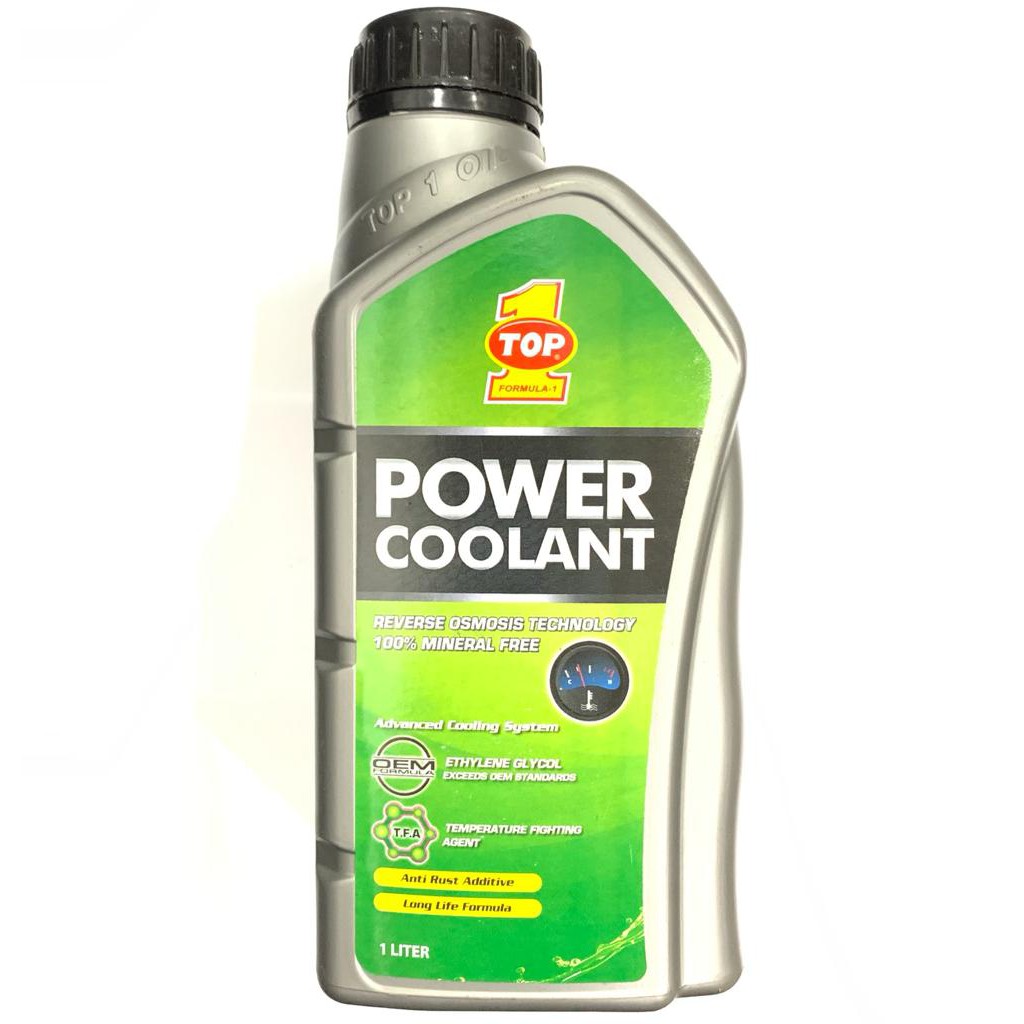 TOP 1 Power Coolant Hijau ( 24X1L ) 